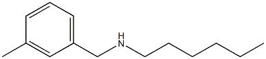 hexyl[(3-methylphenyl)methyl]amine 结构式