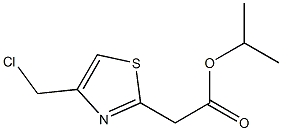isopropyl [4-(chloromethyl)-1,3-thiazol-2-yl]acetate 结构式