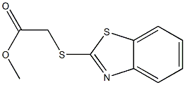 (苯并噻唑-2-基硫基)-乙酸甲酯 结构式