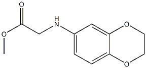 methyl 2-(2,3-dihydro-1,4-benzodioxin-6-ylamino)acetate 结构式