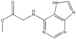 methyl 2-(7H-purin-6-ylamino)acetate 结构式