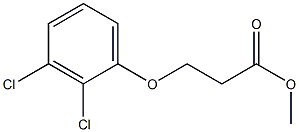 methyl 3-(2,3-dichlorophenoxy)propanoate 结构式