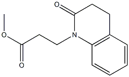 methyl 3-(2-oxo-1,2,3,4-tetrahydroquinolin-1-yl)propanoate 结构式