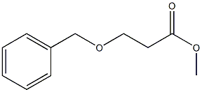 methyl 3-(benzyloxy)propanoate 结构式