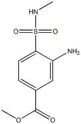 methyl 3-amino-4-(methylsulfamoyl)benzoate 结构式