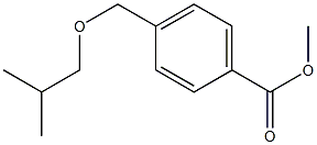 methyl 4-[(2-methylpropoxy)methyl]benzoate 结构式