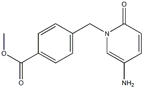 methyl 4-[(5-amino-2-oxo-1,2-dihydropyridin-1-yl)methyl]benzoate 结构式