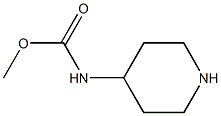 methyl N-(piperidin-4-yl)carbamate 结构式