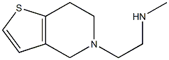 methyl(2-{4H,5H,6H,7H-thieno[3,2-c]pyridin-5-yl}ethyl)amine 结构式