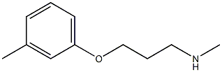 methyl[3-(3-methylphenoxy)propyl]amine 结构式