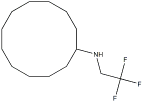 N-(2,2,2-trifluoroethyl)cyclododecanamine 结构式