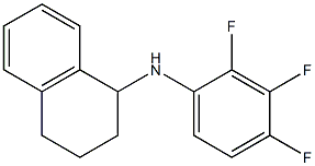 N-(2,3,4-trifluorophenyl)-1,2,3,4-tetrahydronaphthalen-1-amine 结构式