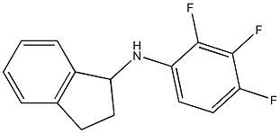 N-(2,3,4-trifluorophenyl)-2,3-dihydro-1H-inden-1-amine 结构式