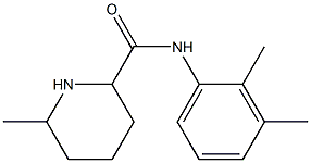 N-(2,3-dimethylphenyl)-6-methylpiperidine-2-carboxamide 结构式