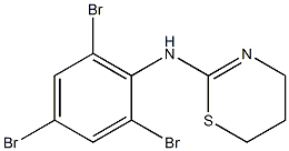 N-(2,4,6-tribromophenyl)-5,6-dihydro-4H-1,3-thiazin-2-amine 结构式