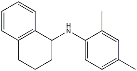 N-(2,4-dimethylphenyl)-1,2,3,4-tetrahydronaphthalen-1-amine 结构式