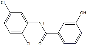 N-(2,5-dichlorophenyl)-3-hydroxybenzamide 结构式