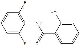 N-(2,6-difluorophenyl)-2-hydroxybenzamide 结构式