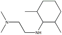 N'-(2,6-dimethylcyclohexyl)-N,N-dimethylethane-1,2-diamine 结构式
