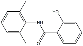 N-(2,6-dimethylphenyl)-2-hydroxybenzamide 结构式