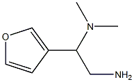 N-(2-amino-1-tetrahydrofuran-3-ylethyl)-N,N-dimethylamine 结构式