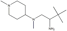 N-(2-amino-3,3-dimethylbutyl)-N-methyl-N-(1-methylpiperidin-4-yl)amine 结构式