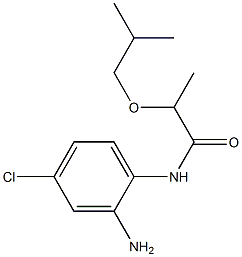 N-(2-amino-4-chlorophenyl)-2-(2-methylpropoxy)propanamide 结构式