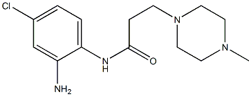 N-(2-amino-4-chlorophenyl)-3-(4-methylpiperazin-1-yl)propanamide 结构式