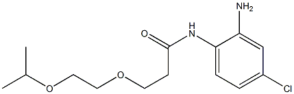 N-(2-amino-4-chlorophenyl)-3-[2-(propan-2-yloxy)ethoxy]propanamide 结构式