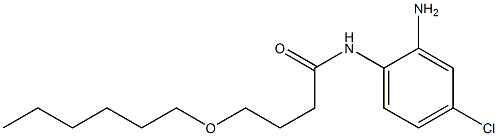 N-(2-amino-4-chlorophenyl)-4-(hexyloxy)butanamide 结构式