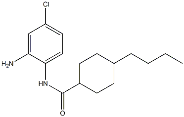 N-(2-amino-4-chlorophenyl)-4-butylcyclohexane-1-carboxamide 结构式