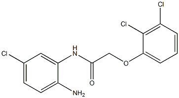 N-(2-amino-5-chlorophenyl)-2-(2,3-dichlorophenoxy)acetamide 结构式