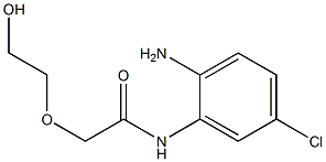 N-(2-amino-5-chlorophenyl)-2-(2-hydroxyethoxy)acetamide 结构式