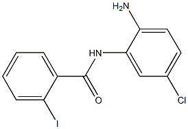 N-(2-amino-5-chlorophenyl)-2-iodobenzamide 结构式