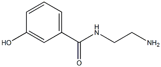 N-(2-aminoethyl)-3-hydroxybenzamide 结构式