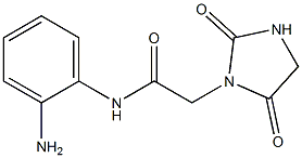 N-(2-aminophenyl)-2-(2,5-dioxoimidazolidin-1-yl)acetamide 结构式