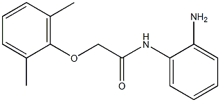 N-(2-aminophenyl)-2-(2,6-dimethylphenoxy)acetamide 结构式