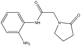 N-(2-aminophenyl)-2-(2-oxopyrrolidin-1-yl)acetamide 结构式