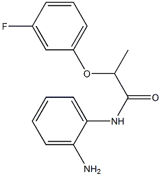 N-(2-aminophenyl)-2-(3-fluorophenoxy)propanamide 结构式