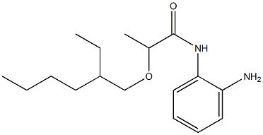 N-(2-aminophenyl)-2-[(2-ethylhexyl)oxy]propanamide 结构式