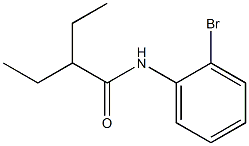 N-(2-bromophenyl)-2-ethylbutanamide 结构式