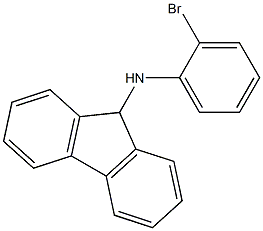 N-(2-bromophenyl)-9H-fluoren-9-amine 结构式