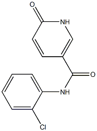 N-(2-chlorophenyl)-6-oxo-1,6-dihydropyridine-3-carboxamide 结构式