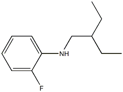 N-(2-ethylbutyl)-2-fluoroaniline 结构式