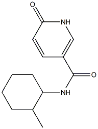 N-(2-methylcyclohexyl)-6-oxo-1,6-dihydropyridine-3-carboxamide 结构式