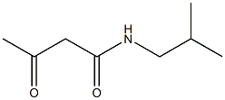 N-(2-methylpropyl)-3-oxobutanamide 结构式