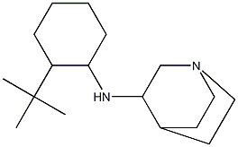 N-(2-tert-butylcyclohexyl)-1-azabicyclo[2.2.2]octan-3-amine 结构式