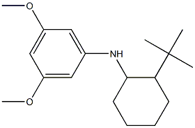 N-(2-tert-butylcyclohexyl)-3,5-dimethoxyaniline 结构式