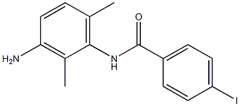 N-(3-amino-2,6-dimethylphenyl)-4-iodobenzamide 结构式
