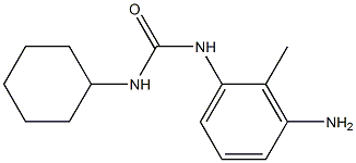 N-(3-amino-2-methylphenyl)-N'-cyclohexylurea 结构式